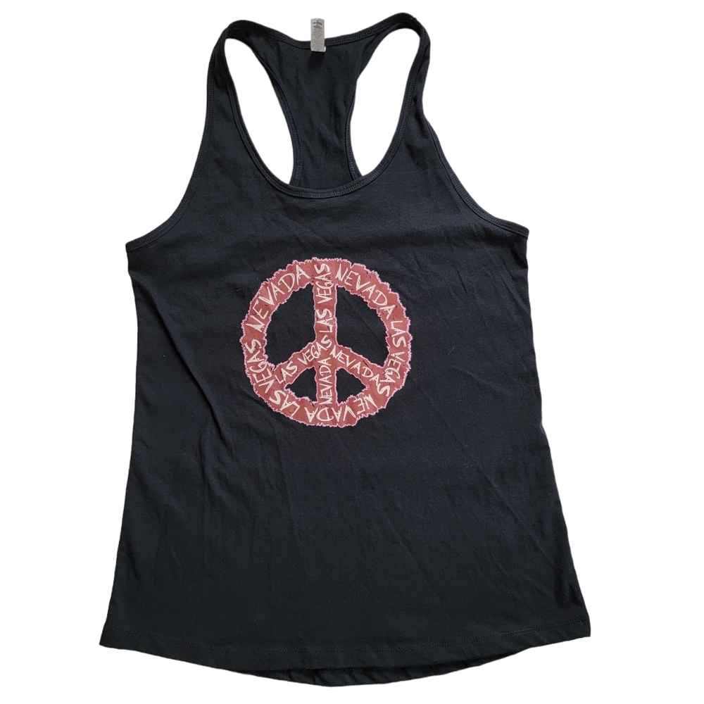 Tank Top Muscle Shirt Women's Sleeveless Travel Las Vegas Distressed Graphic